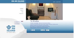Web site construction for Studios in Fira Santorini