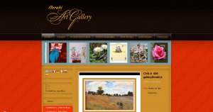 Construction e-shop for art gallery, paintings, artwork, religious paintings