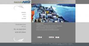 Web design for rooms in Agios Minas - Santorini