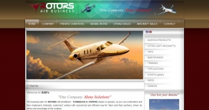 Website Design for integrated services on airplanes or helicopters